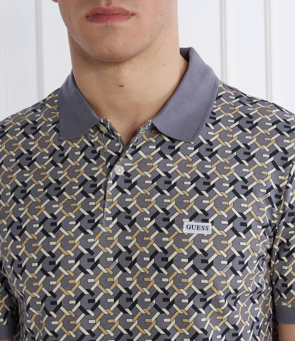 Поло GUESS - графитовый(M4RP09 K7O64)