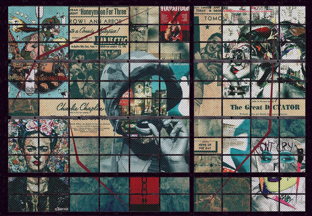 Дизайнерские обои Wall Street Frame