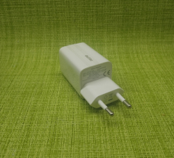 Блок питания (зарядное устройство) (GAN) для ноутбука (TECNO)  5V, 9V, 12V, 15V, 20V 3A/3.25A, Type-C (USB-C) (TCW-E61S-65W) (ORIG-SP)