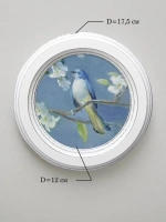 Картины на стену интерьерные на холсте 3 шт. 17.5 см