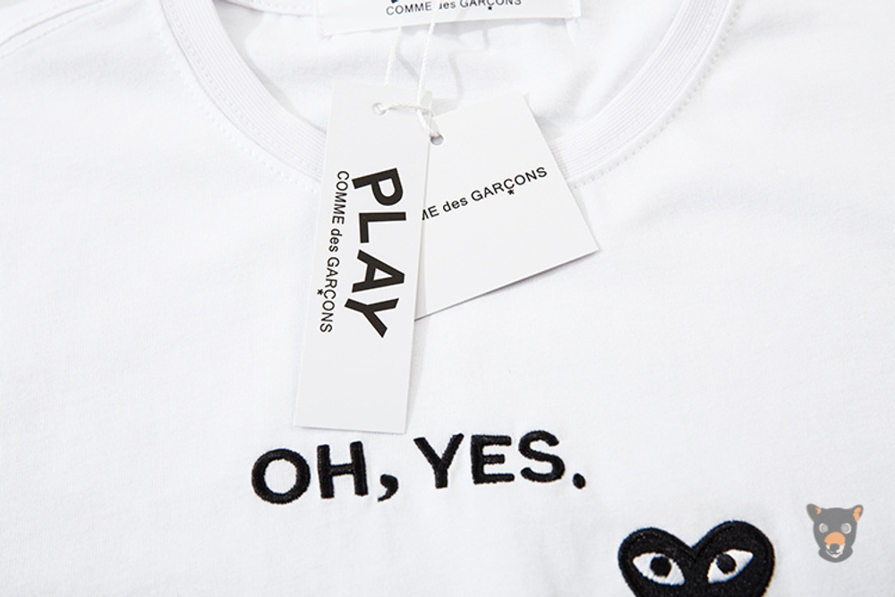 Футболка PLAY Comme des Garsons "Oh, yes"