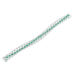 Браслет с Изумрудами и Бриллиантами, Br0226-0/1