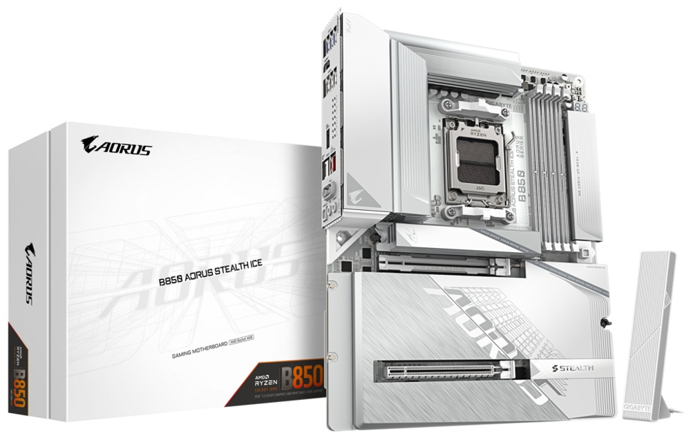Материнская плата GIGABYTE B850 AORUS STEALTH ICE