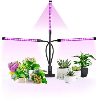 Фитосветильник для растений на прищепке с таймером, 30Вт, USB