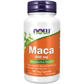 Now Foods Maca 500 mg 100 veg capsules, Мака Перуанская