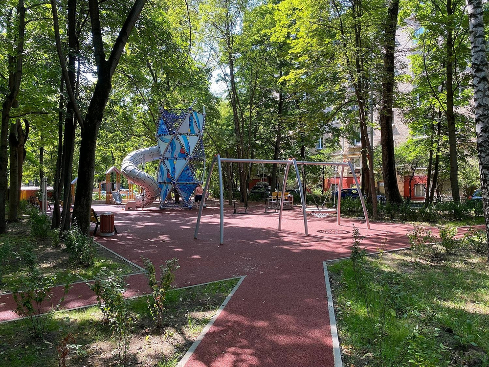 Качели металлические Озорство для детской площадки