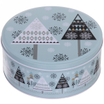 Банка жестяная «Снежинка» 2000мл 19,7*9см