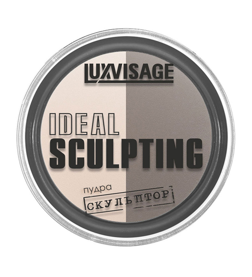 LUX VISAGE Пудра-скульптор "IDEAL SCULPTING" тон 3 МОЛОЧНЫЙ ШОКОЛАД
