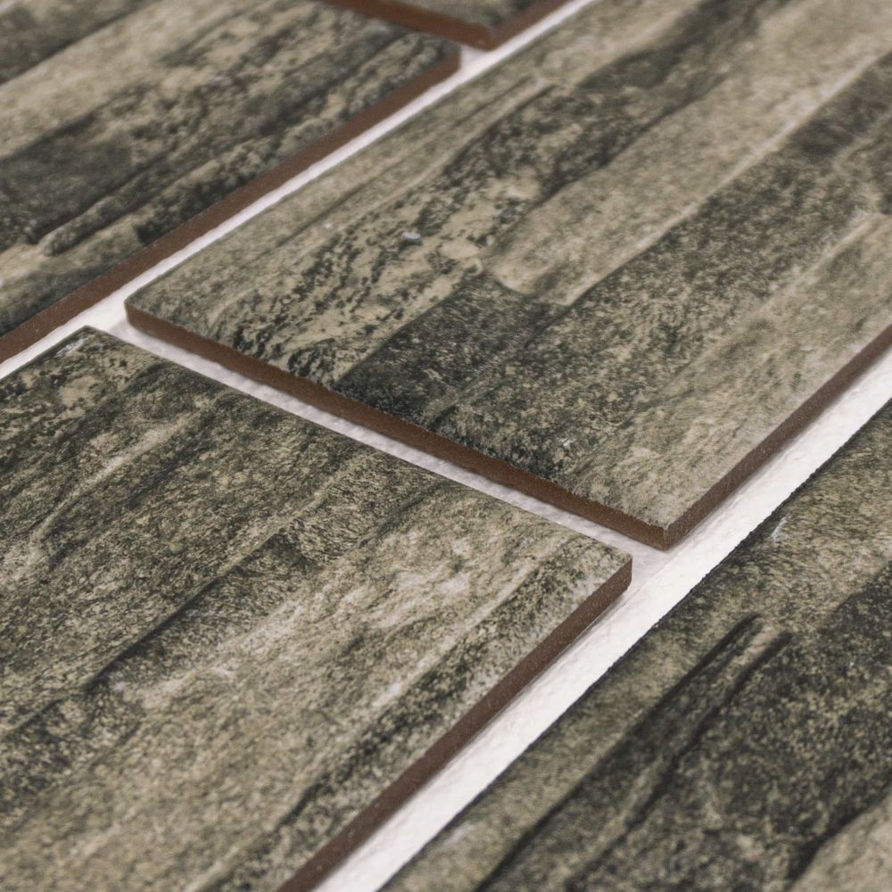 Клинкерная термопанель ППС Beryoza Ceramica Old Town Графит 1025х520 мм