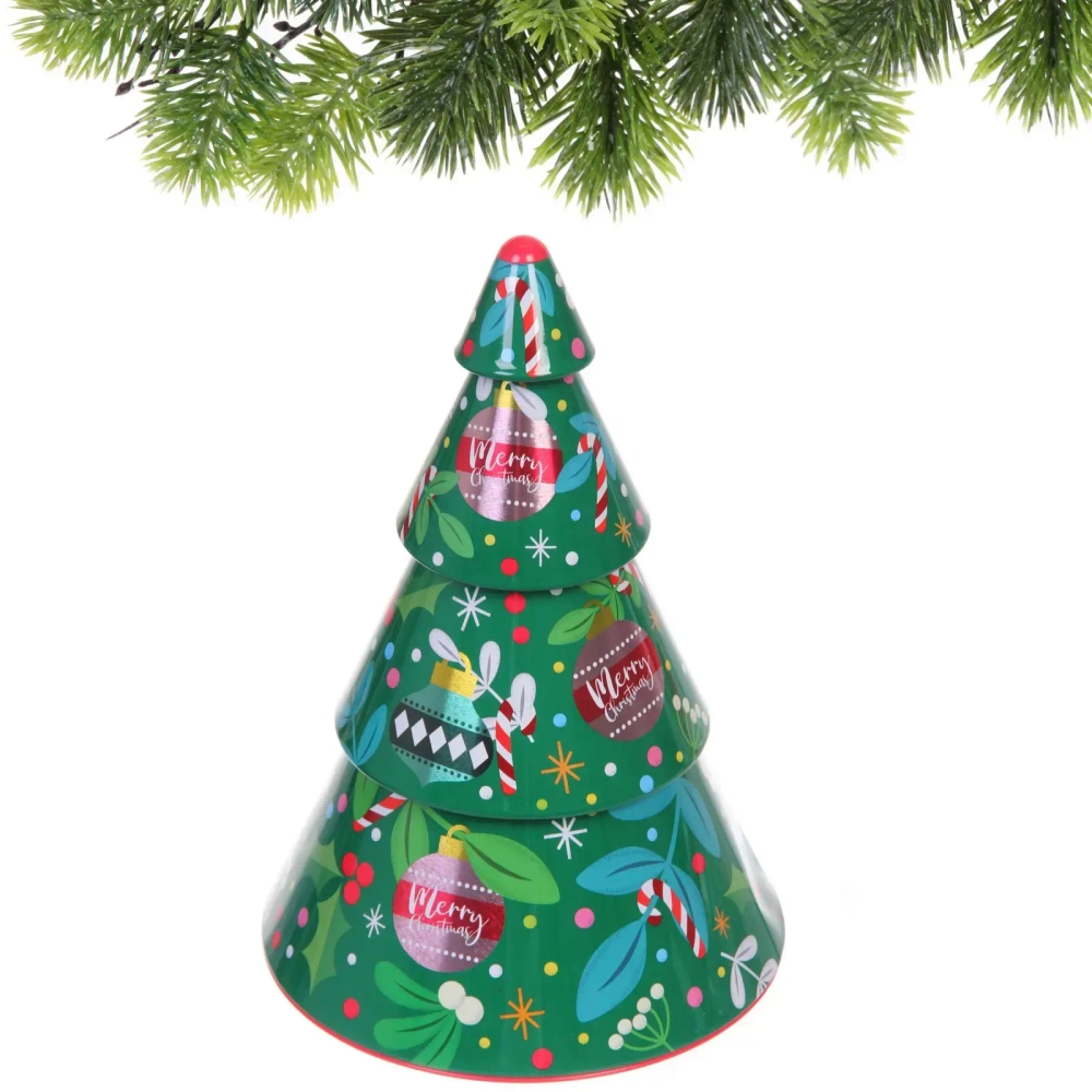 Банка жестяная «Ёлка» 28*17,5см