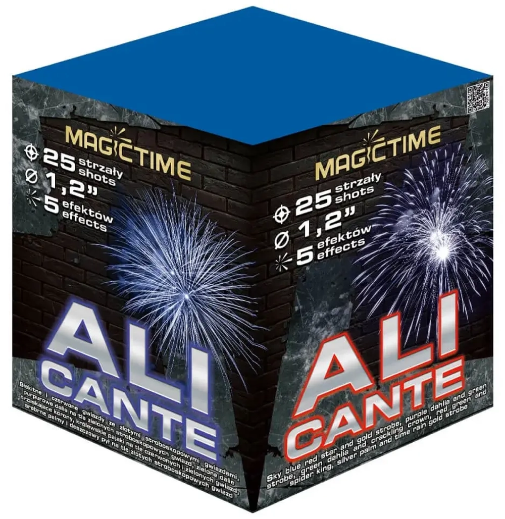 Батарея салютов Alicante (LDC185) от Magictime, 25 залпов, 30 мм