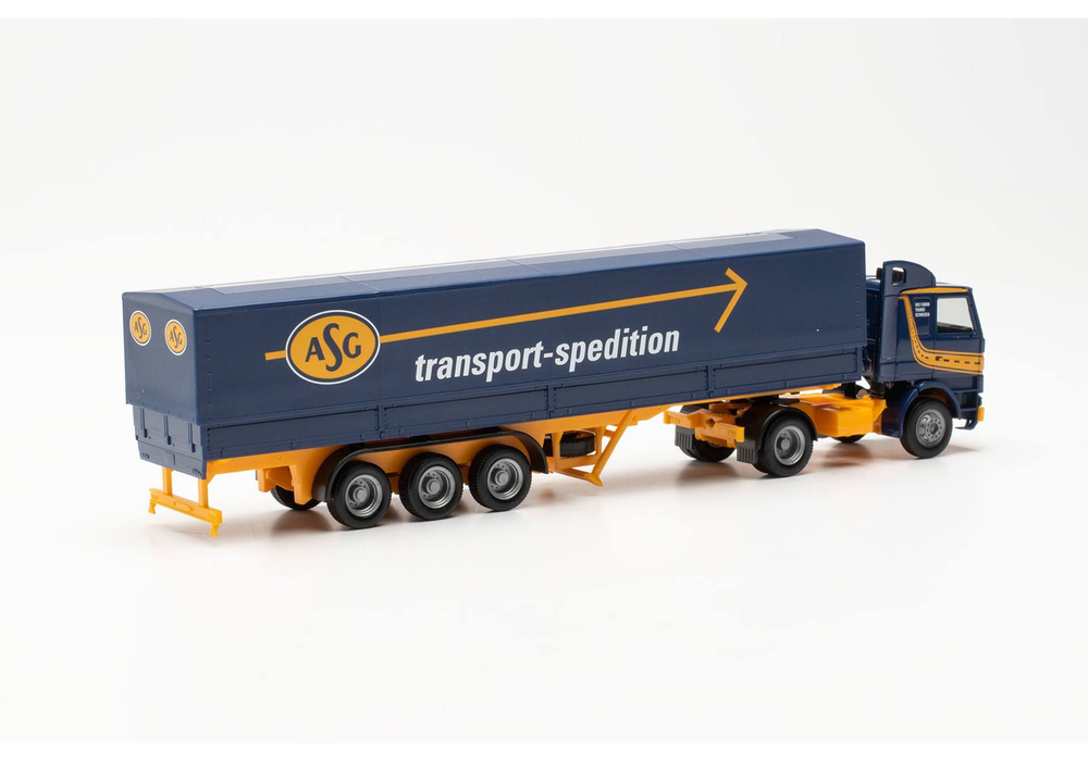 Грузовик Scania 142 «ASG» п/п тент