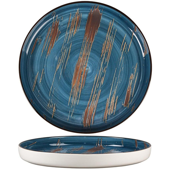 Тарелка с бортом d 28 см h3,1 см   Dark Blue P.L. Proff Cuisine [1]