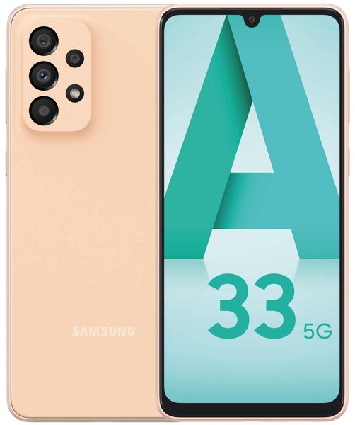 Смартфон Samsung Galaxy A33 5G 8/128 ГБ персиковый