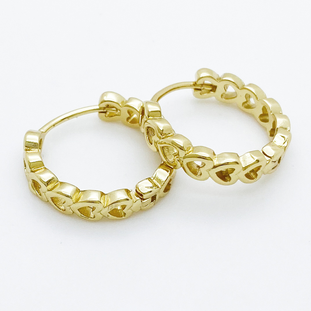 Швензы-кольца, цвет золото, размер 18 мм, цена за пару