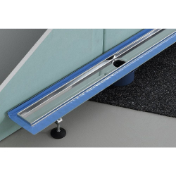 Дренажный канал 70 см TECE TECEdrainline прямой, без крышки, хром матовый 600700