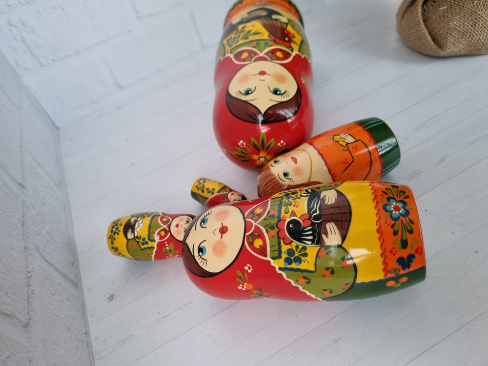 Матрешка "с курочкой" традиция 5мест