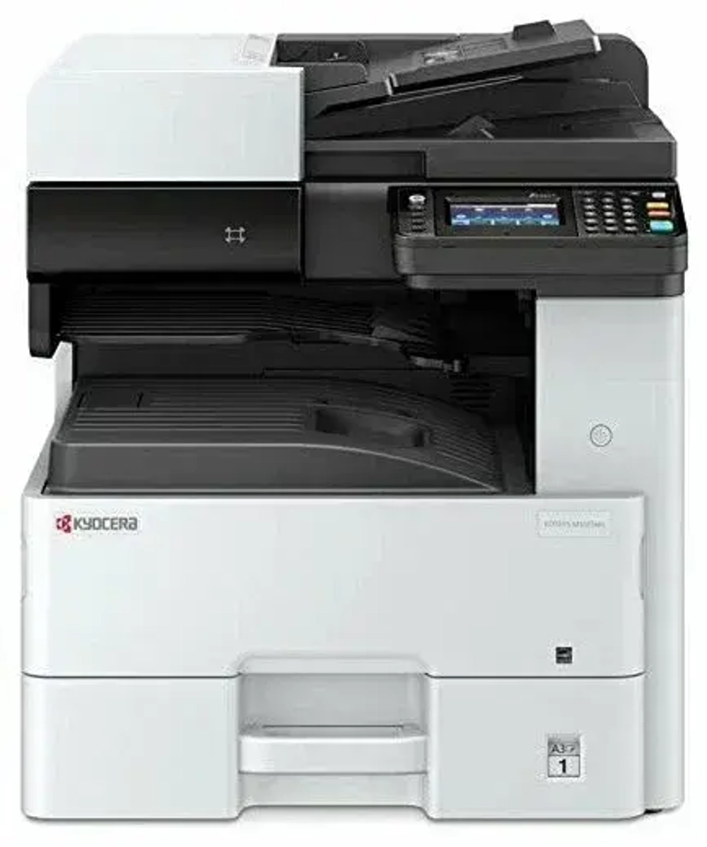 МФУ лазерное Kyocera ECOSYS M4125idn, ч/б, A3, белый/черный