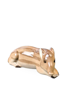 Фарфоровая статуэтка "Дикий кабан" ЛФЗ