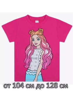 Футболка для садика и школы.девочка.1шт.