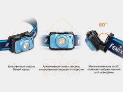 Фонарь налобный Fenix HL12, Gray