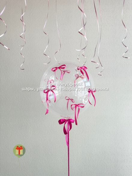 Набор шаров Розовые бантики