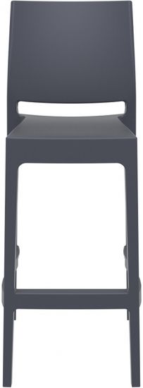 Стул пластиковый барный Maya Bar 75 серый