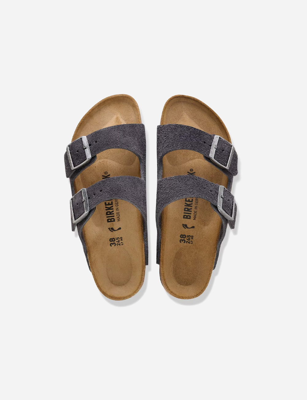 Birkenstock Arizona Suede "Charcoal"