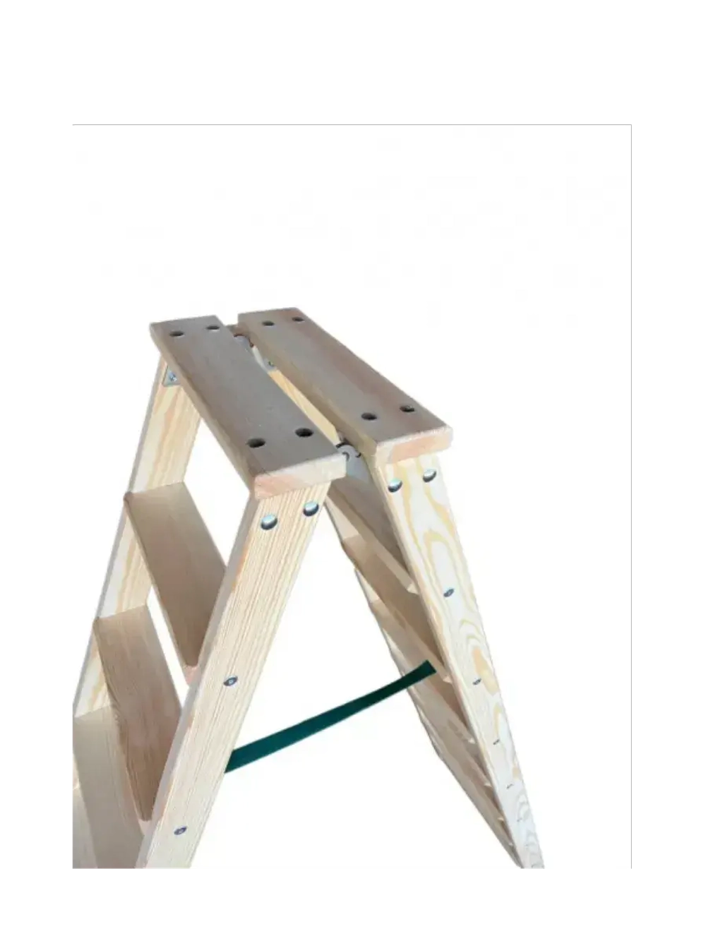 Стремянка деревянная 2х7 wide (рабоч. высота 3,1м)