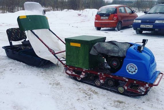 Мотобуксировщик MOTODOG 500 (13 л.с. задний привод)