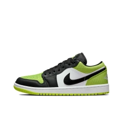 Женские кроссовки Air Jordan 1 Low SE 'Vivid Green Snakeskin' DX4446-301