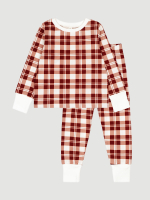 Пижама Mjölk Christmas Check, на манжетах