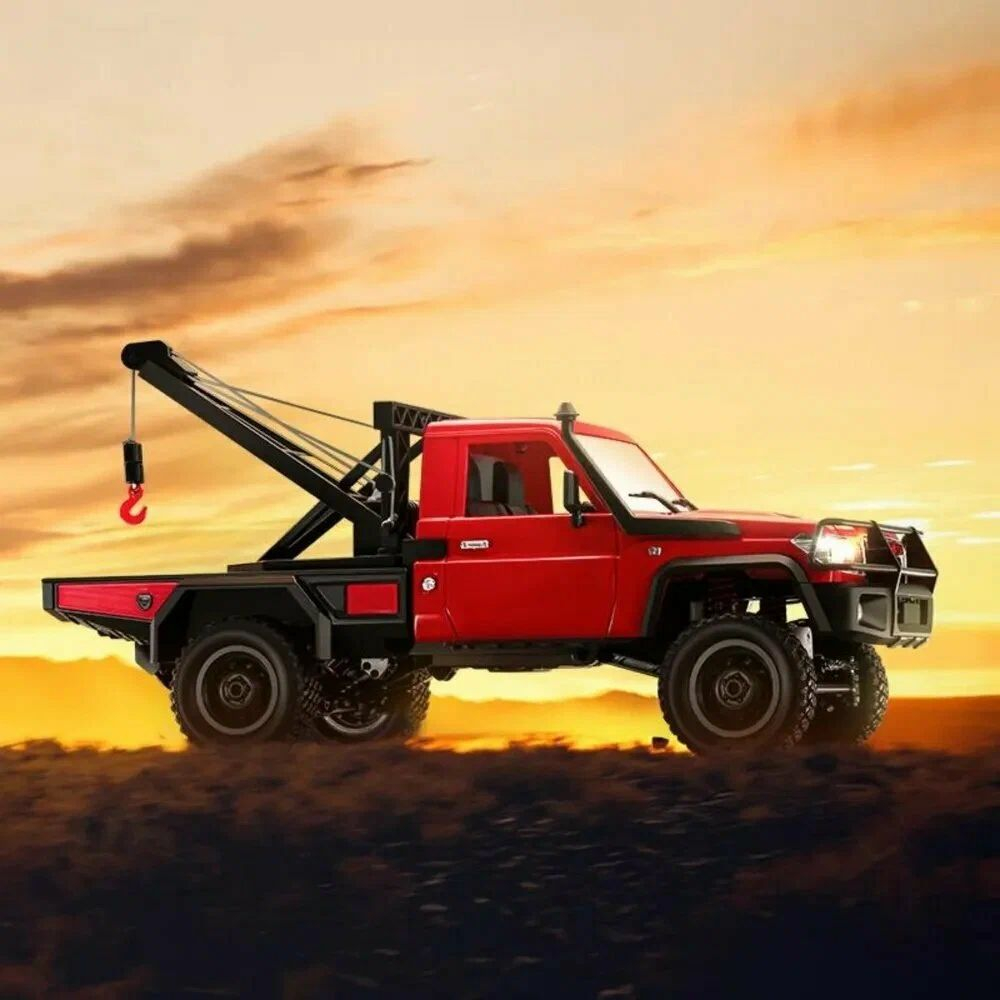 Радиоуправляемая машина MN MODEL, внедорожник с лебедкой Land Cruiser 1:12, 2,4 ГГц, RTR, 4WD - MN-82T-RED
