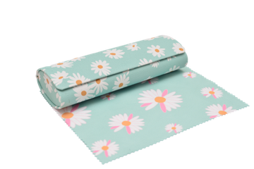 Футляр OPTICMASTER SG-27-45 PVC ромашки на бирюзовом, (с салфеткой)