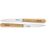 Набор Opinel из двух ножей N°112, нержавеющая сталь, для очистки овощей. 001223