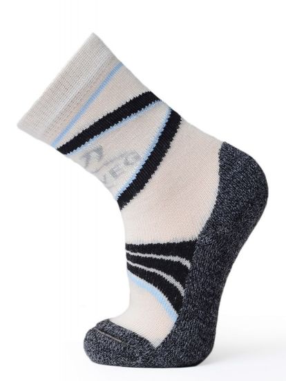 (9ICSU)Термоноски детские Norveg Ice Skating для коньков  9ICSU, молочные