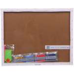 Алмазная мозаика на подрамнике с полным заполнением «МИР ЯРКИХ КРАСОК», котики, 40*50см