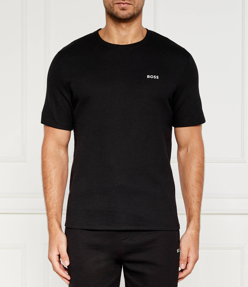 Футболка Waffle BOSS BLACK - черный(50480834)