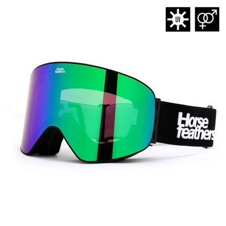 Купить Маска Horsefeathers EDMOND GOGGLES (black/mirror green)