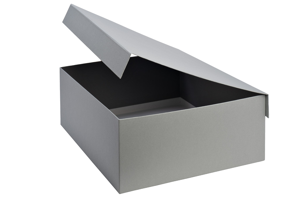 Коробка Май Варм Бокс (My Warm Box) 41x35,4x15,3 см, серая Garda Decor