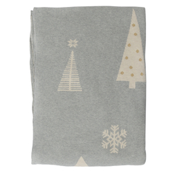 Плед 130х180 Tkano New Year Essential Christmas tree