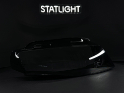 Правое стекло фары AUDI A4 B8 2007-2012 дорест