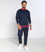 Худи Salbo Curved BOSS GREEN - темно-синий(50474192)