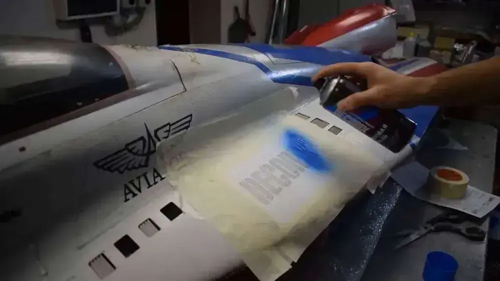 Краска бирюзовая в баллончике глянцевая акриловая DECORIX - "Морская волна" эмаль аэрозольная для любых поверхностей 520 мл