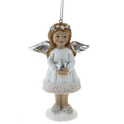 GAEM Фигурка декоративная подвесная "Ангел", L7 W5 H12 см, 2в.
