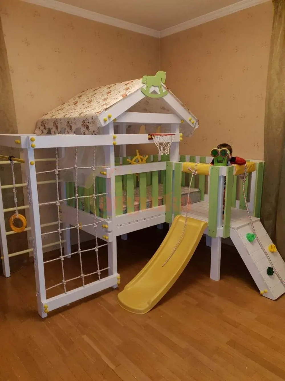 Игровой комплекс из дерева"Baby - 7"