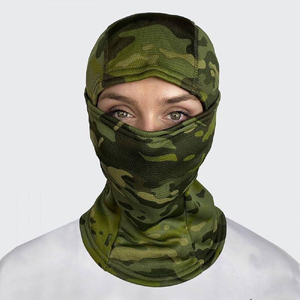 Балаклава камуфляжная Woodland с флисовой подкладкой