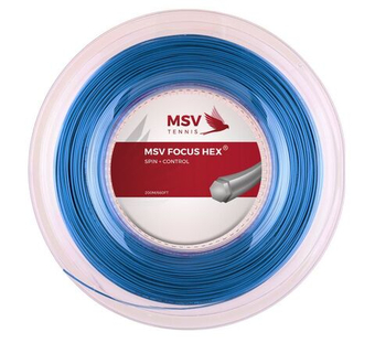 Струны теннисные MSV Focus Hex (200 m) - sky blue