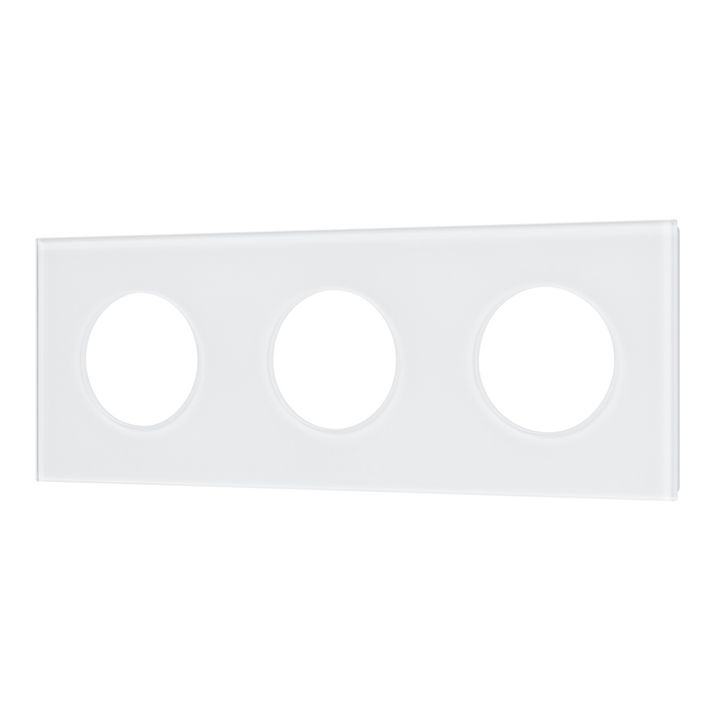 Рамка стеклянная FRM-GLARE-GC-3-WH Arlight 043838