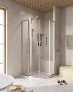 Душевой уголок Cezares Relax 90x90 RELAX-304-R-2-90-C-CR стекло прозрачное/профиль хром
